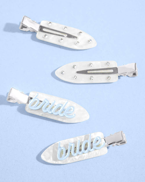 Bride Beauty Clips | Pearl Hair Accessories Bridal Shower