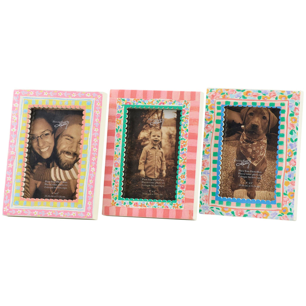 French Floral Photo Magnet Set