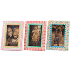 French Floral Photo Magnet Set