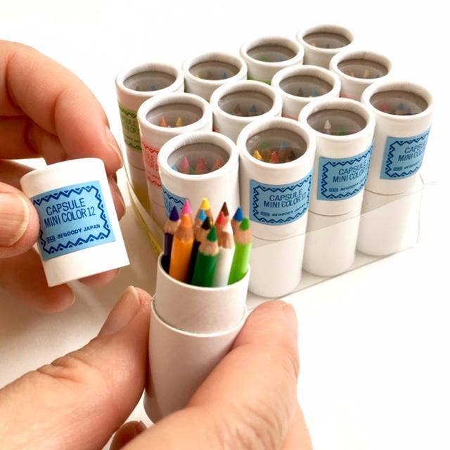 Mini Pencils in Mini Paper Tube