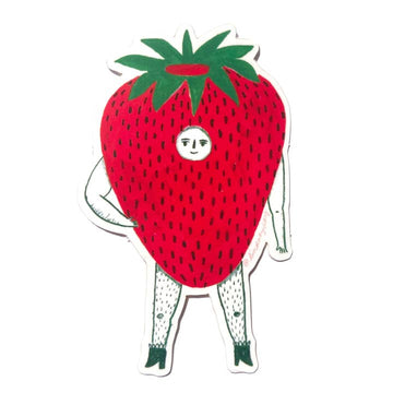 Mr. Strawberry Sticker