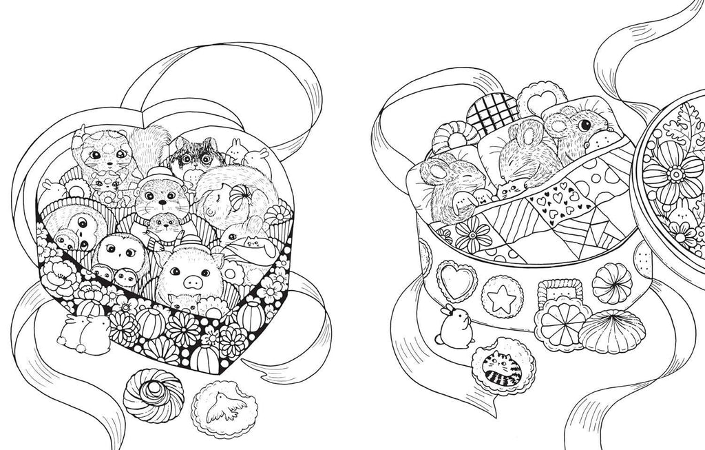 A Million Baby Animals Coloring Book