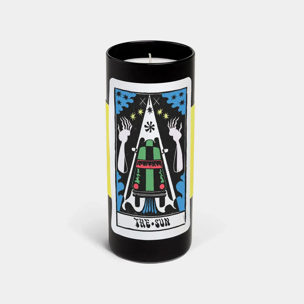 NEW: Tarot The Sun Candle - 6" Tall & 60 Hr Burn, Scented