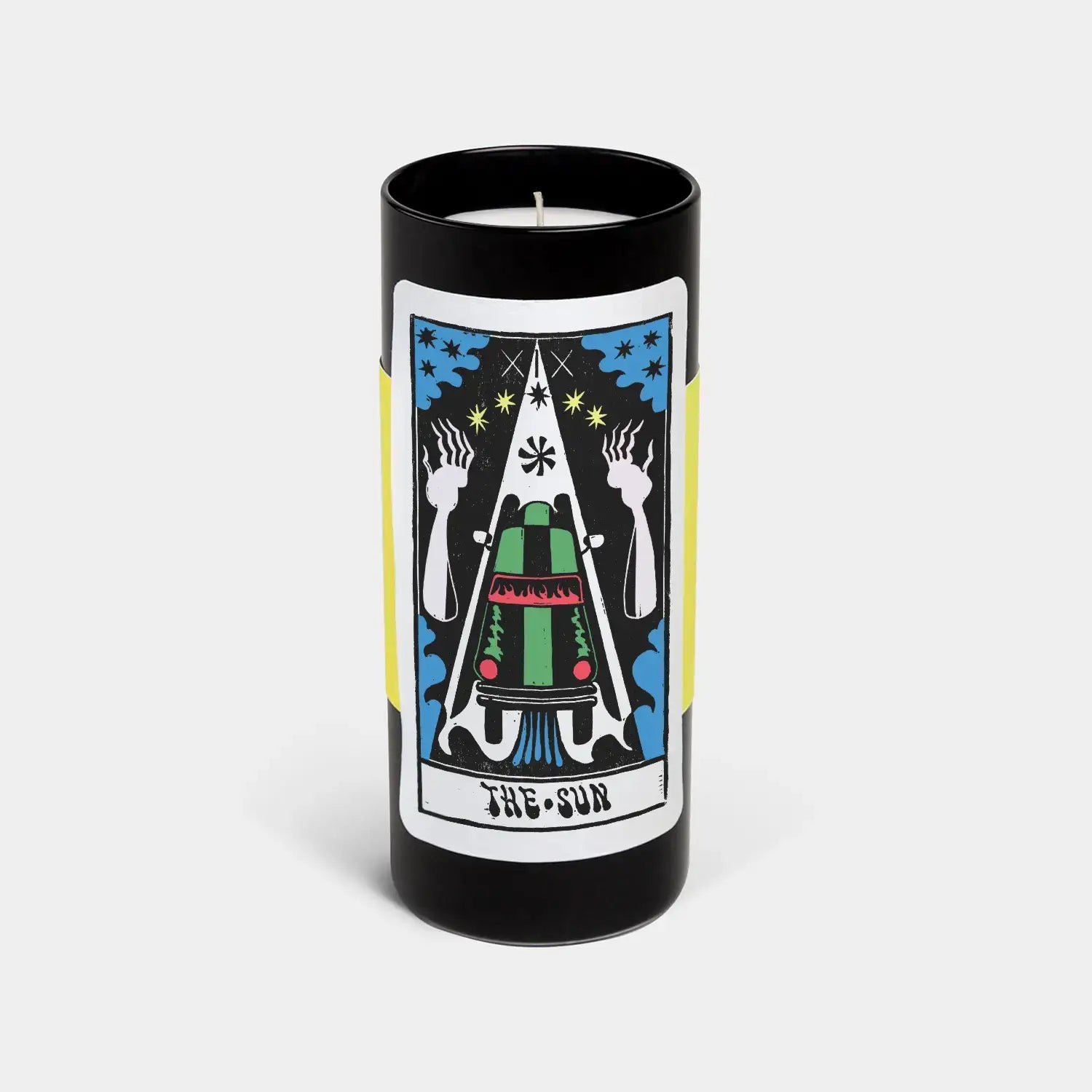 NEW: Tarot The Sun Candle - 6" Tall & 60 Hr Burn, Scented