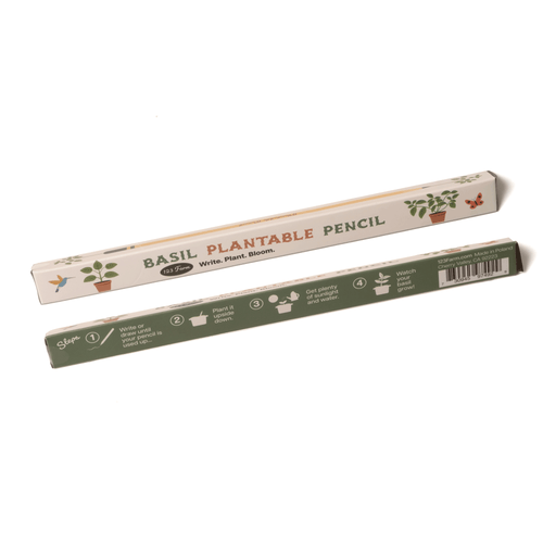 Basil Plantable Pencil – Eco-Friendly Gift