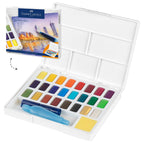 Watercolors Pans, Set of 24 Watercolor Paints