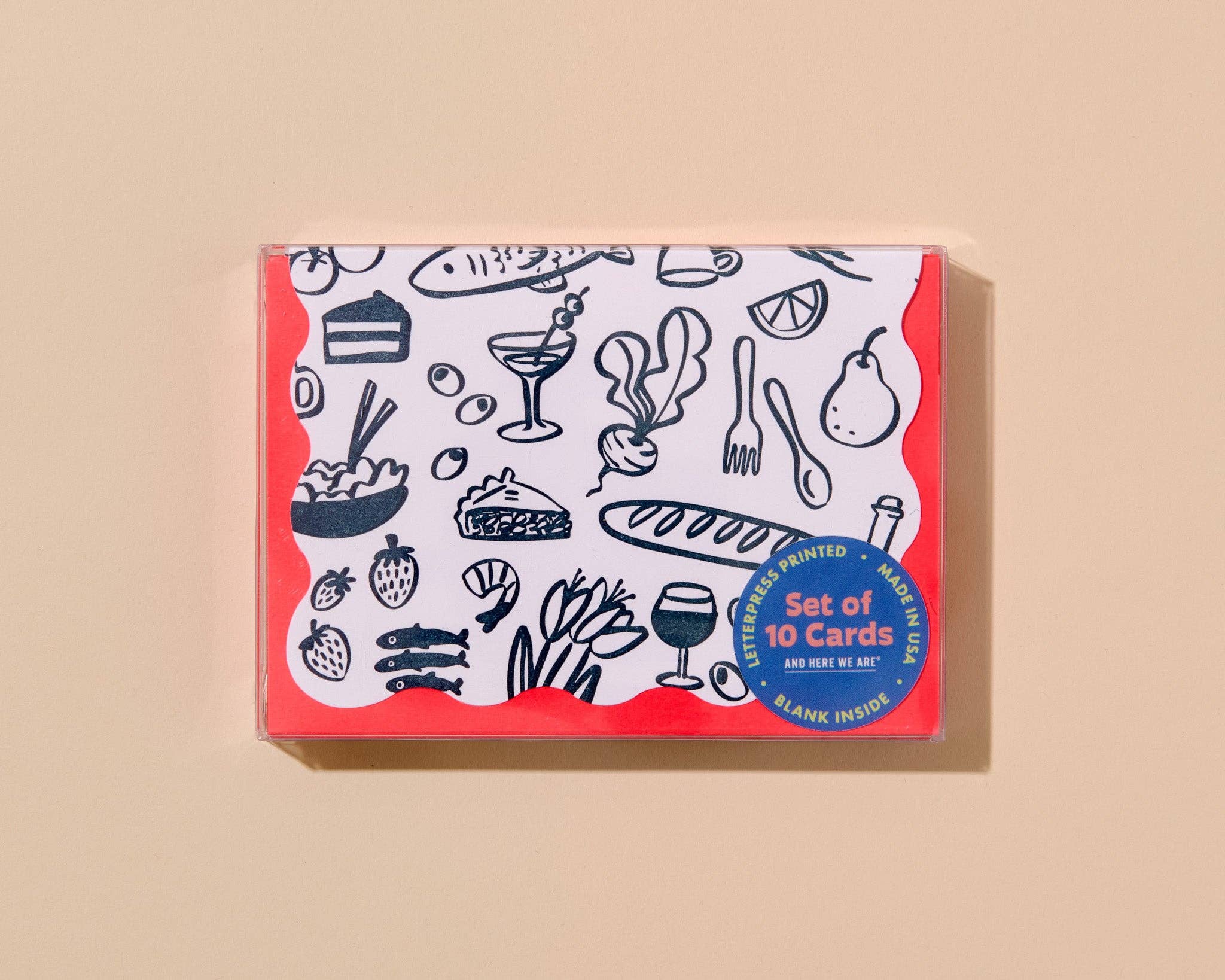 Icons Scalloped Card Set