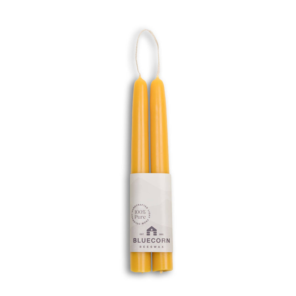 Beeswax Taper Candles – Eco-Friendly, Dripless & Handmade
