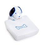 Dog and Bone Porcelain Chopsticks Rest 1.75"L