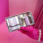 Rhinestone Cig Case - Silver