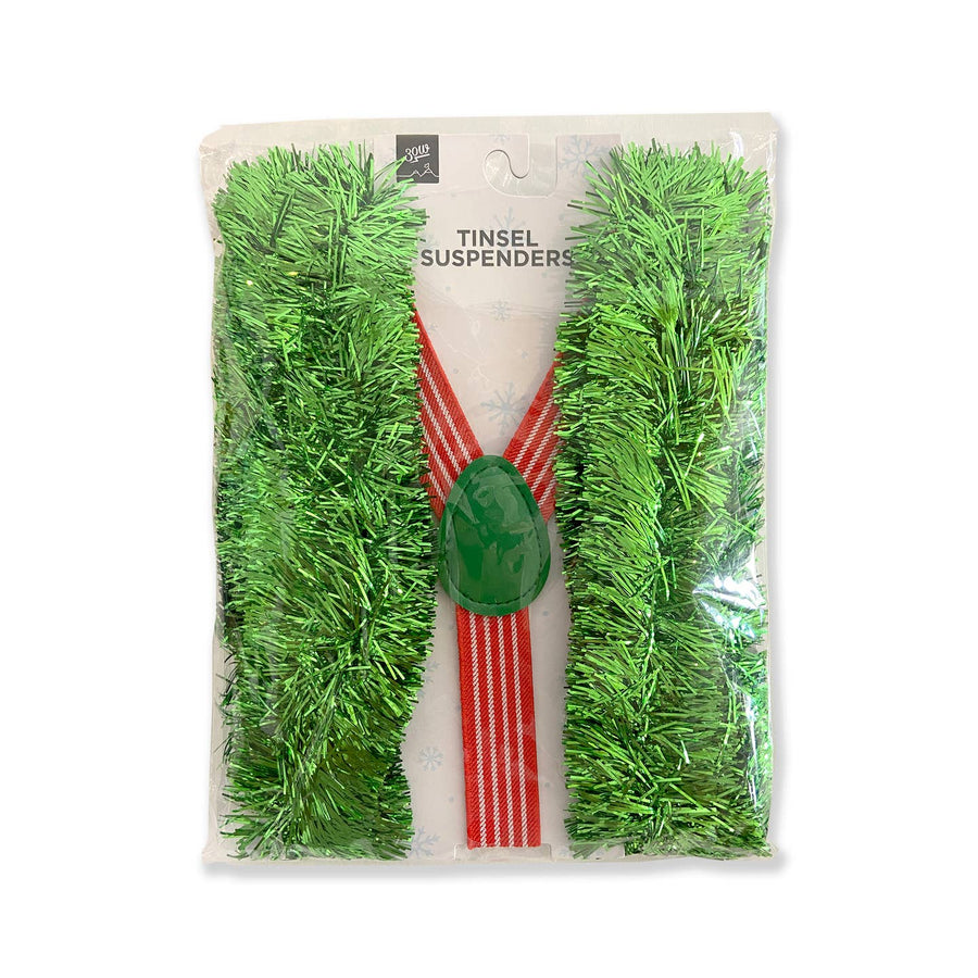 Wearable Tinsel Suspenders