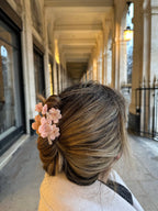 Hand-painted Cherry Blossoms Flower Claw Hair Clip