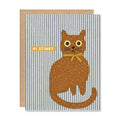 Greeting Card - "Hi Stinky" Orange Cat