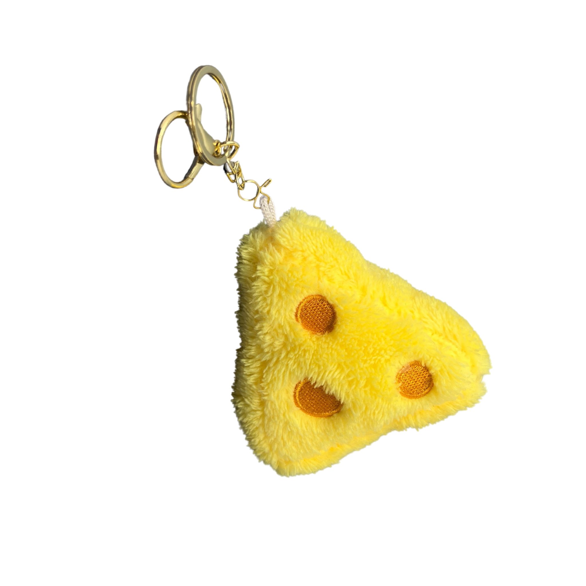 Plush Cheese & Bread Keychain Set