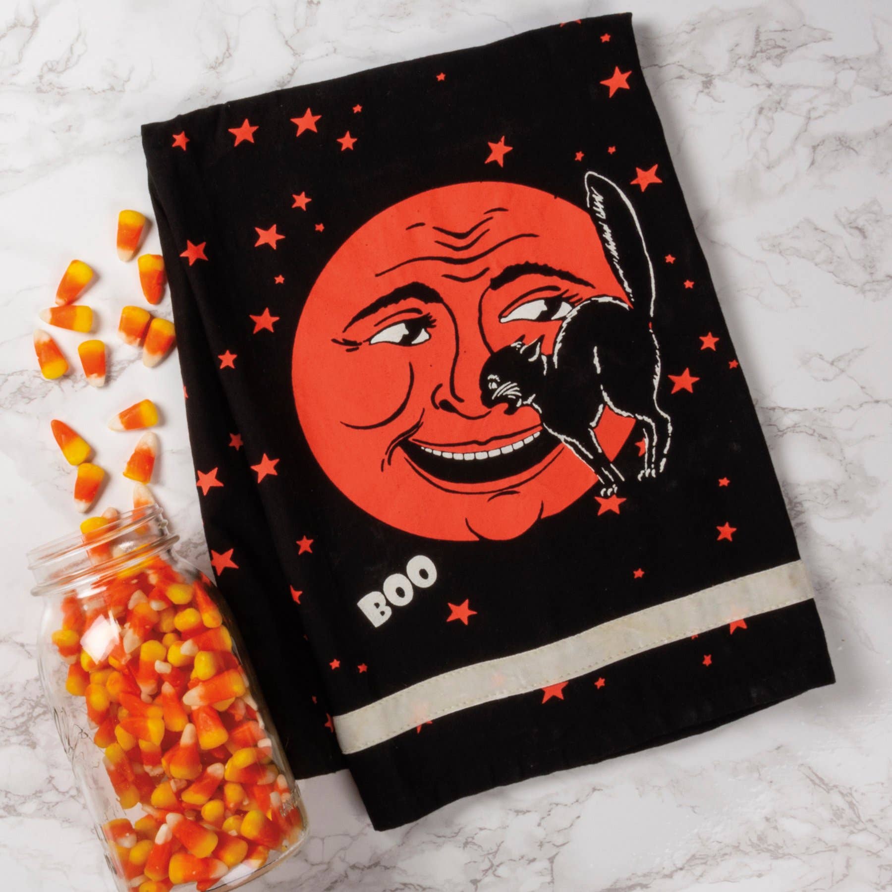 Vintage Boo Kitchen Towel