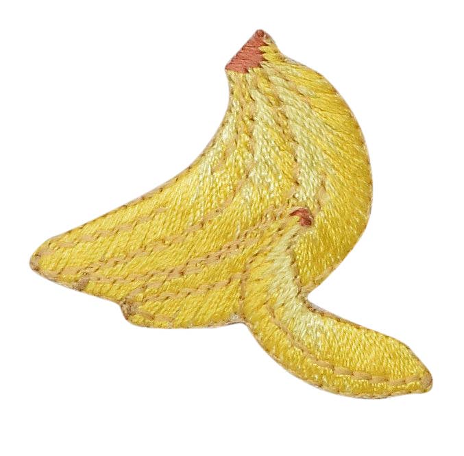 Banana Bunch - Fruit - Yellow - Embroidered Patch - Iron on Applique - 150364