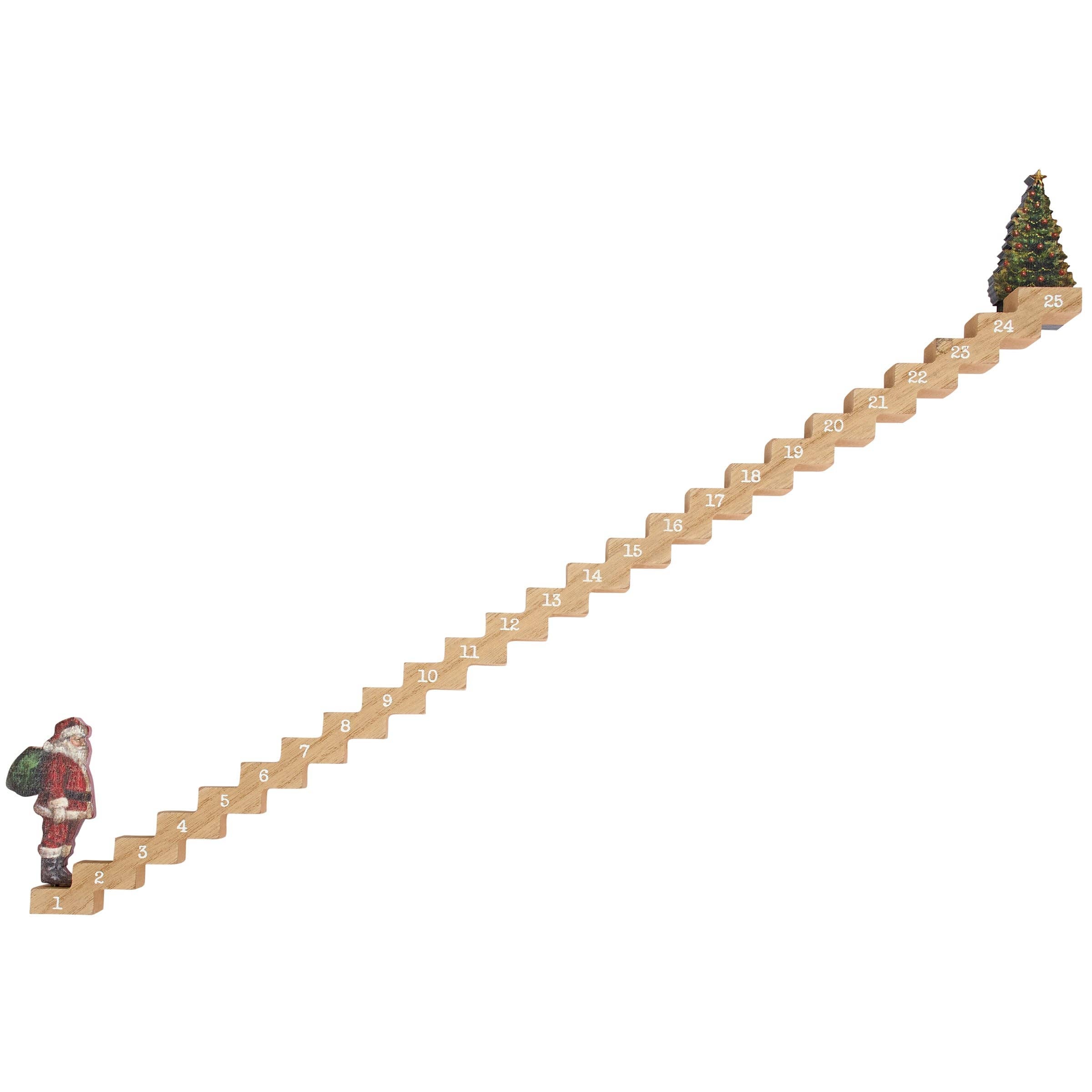 Santa Stairs Sitter Countdown