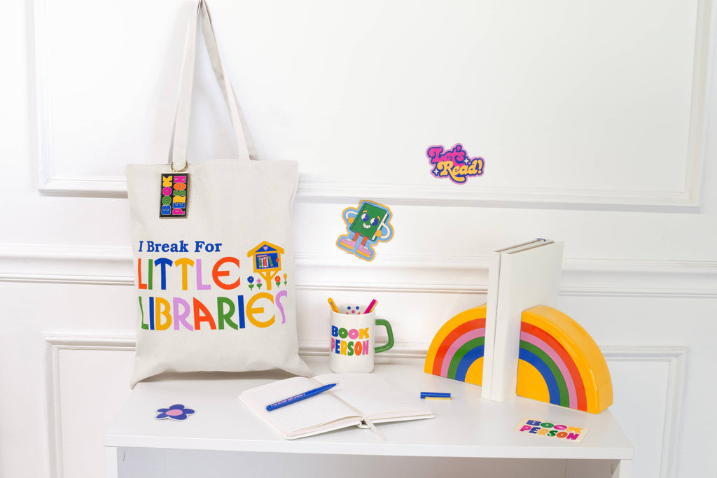 Canvas Pouch, Book Person