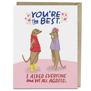 You're the Best Thank You Card