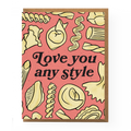 Pasta Love Card