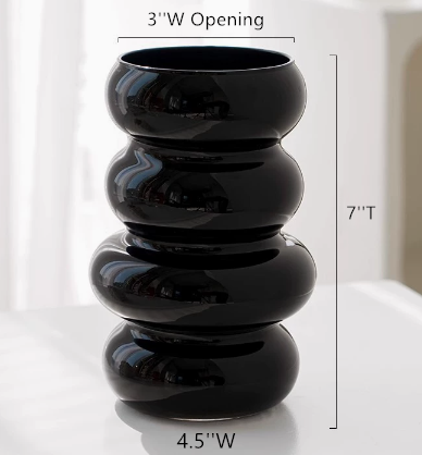 Glass Bubble Floral Vase