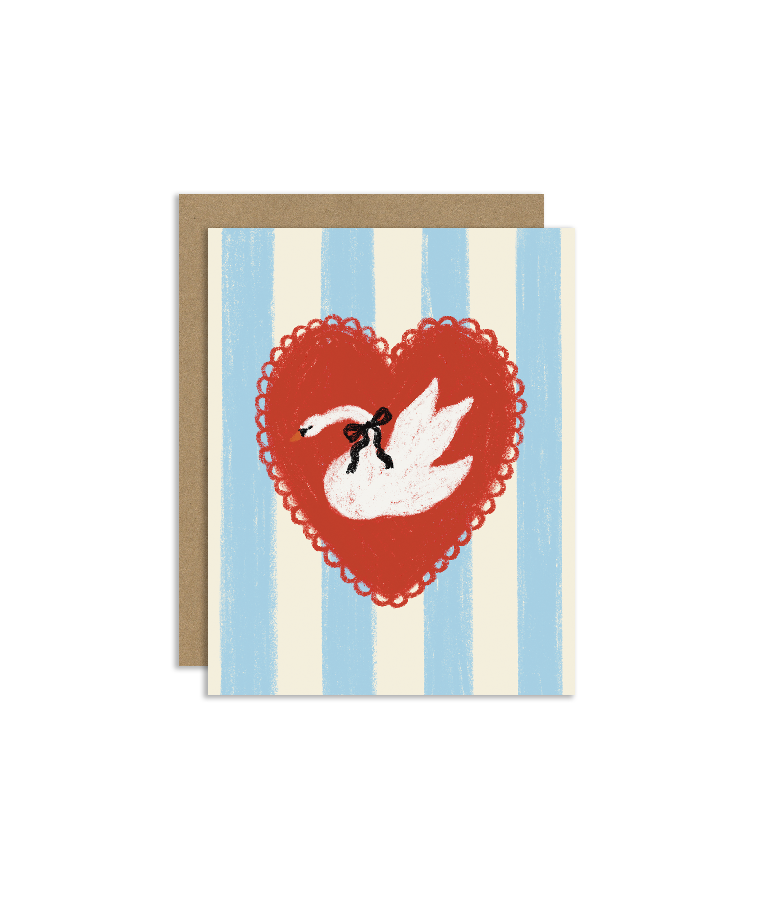 Swan Greeting Card