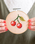 Cherry Cross Stitch Kit