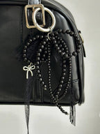 Lace Bow Pearl Keychain Bag Charms DP25B558