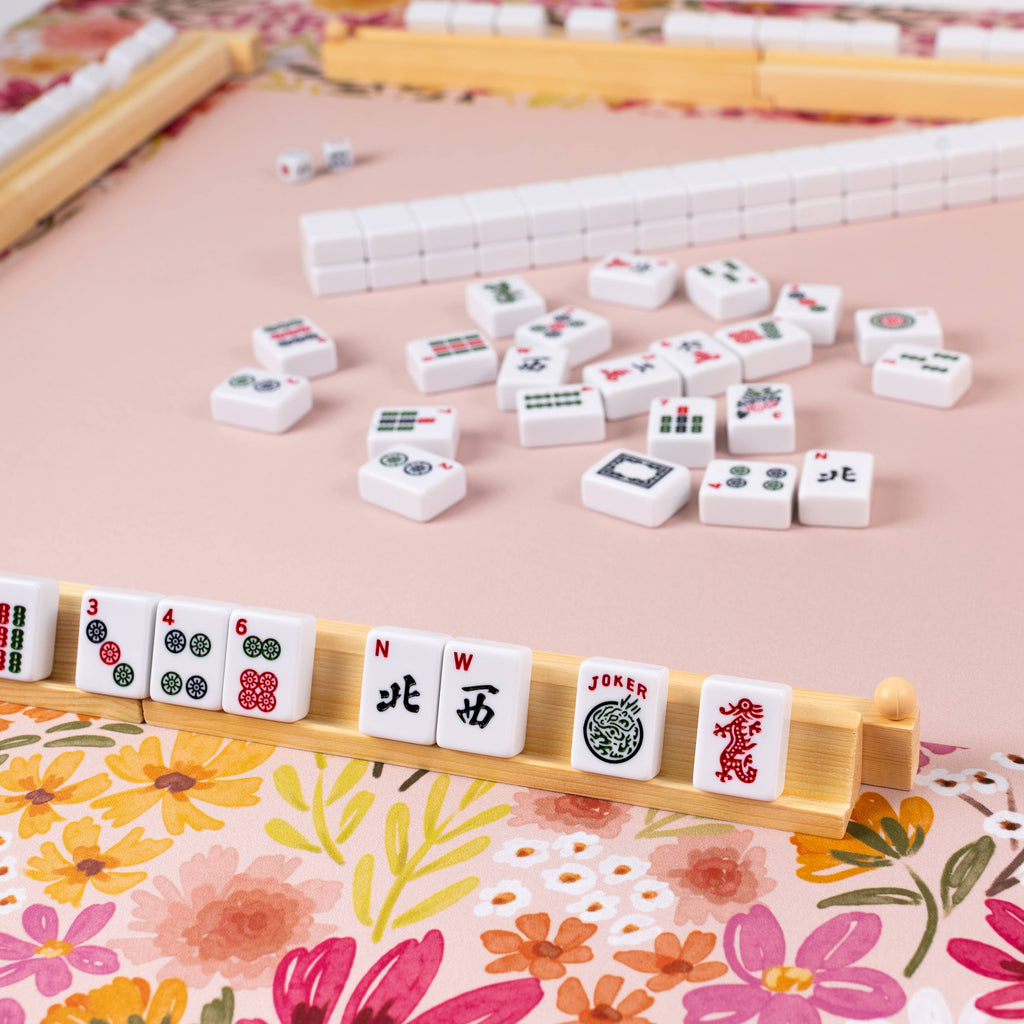 Floral Mahjong Mats PREORDER SHIPS LATE JULY