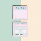 XOXO Sticky Note (Pastel Version)