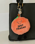 "Just Peachy!" Plush Bag Charm