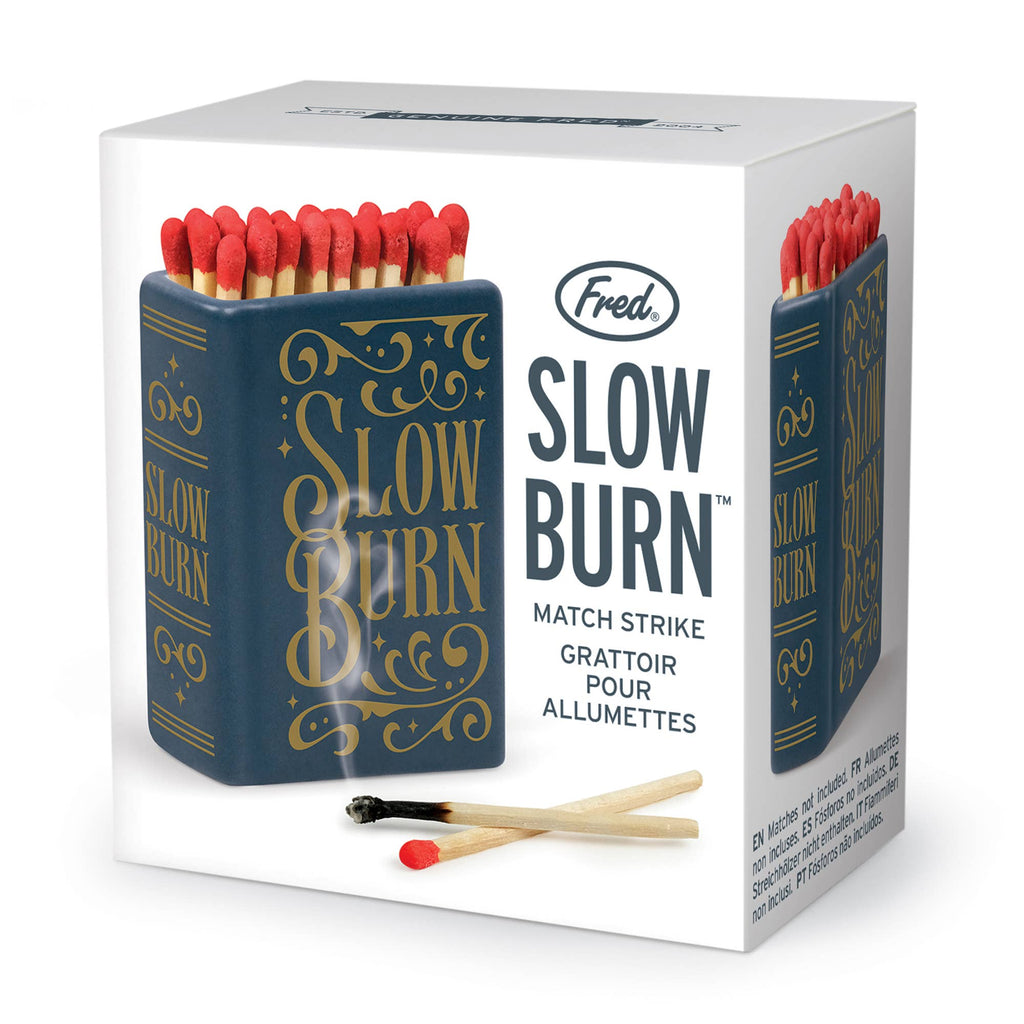 SLOW BURN Romance Book Match Striker and Holder