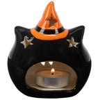 Witchy Cat Candle Holder