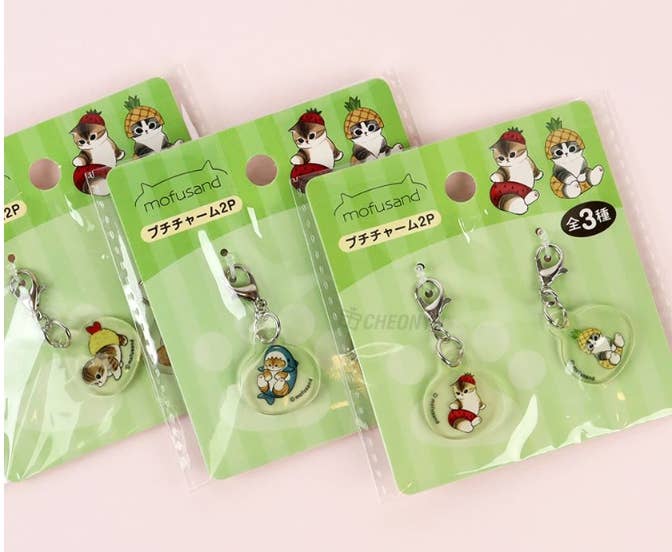 Mofusand Mini Deco Charm 2Pcs Set