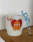 "Coquette Teddy" Vintage Diner Mug