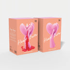 Heart Burn Candle - 7" Tall, Bleeding Heart, 18 Hr Burn Time
