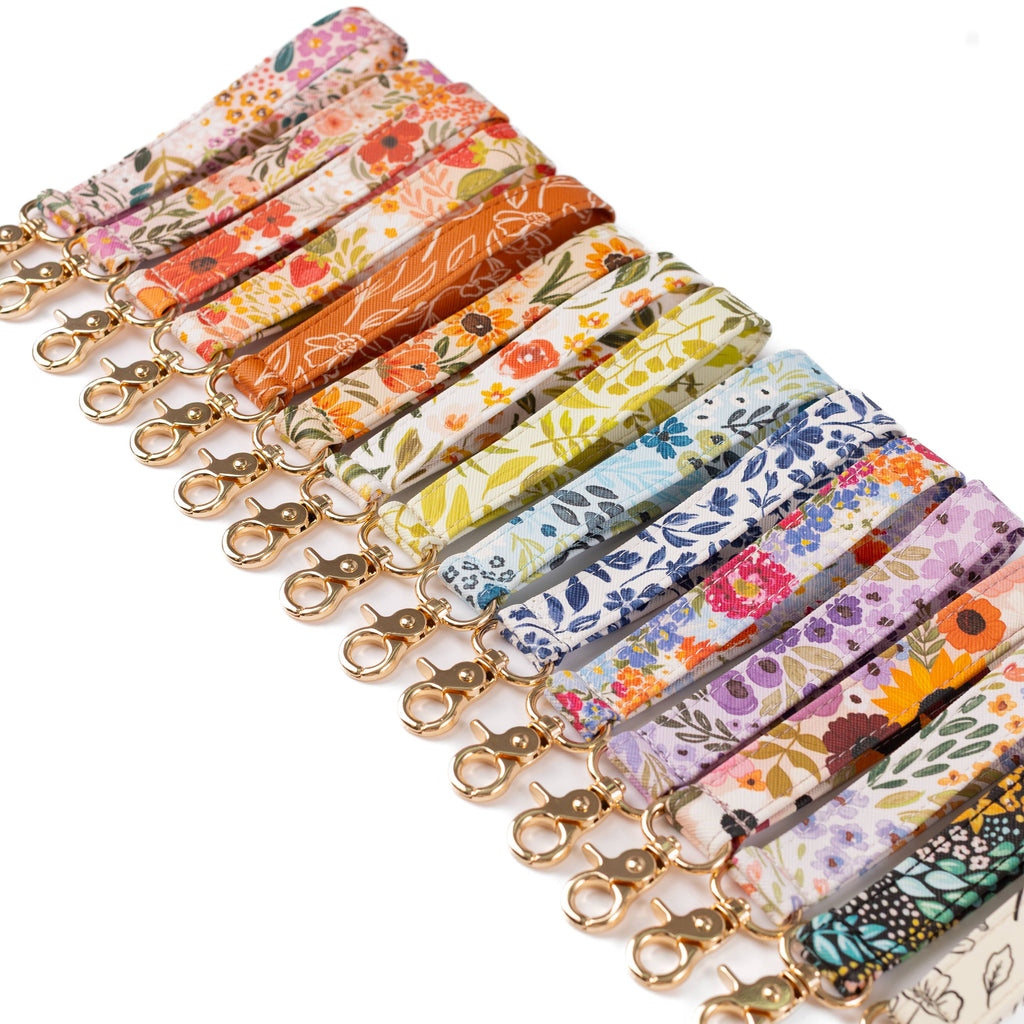Floral Wristlet Keychain