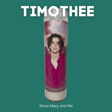 The Luminary Timothée Chalamet Altar Candle