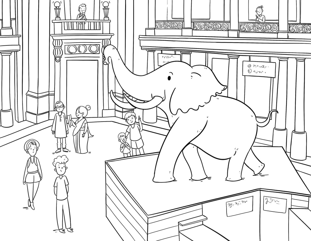 Color Washington DC coloring guidebook