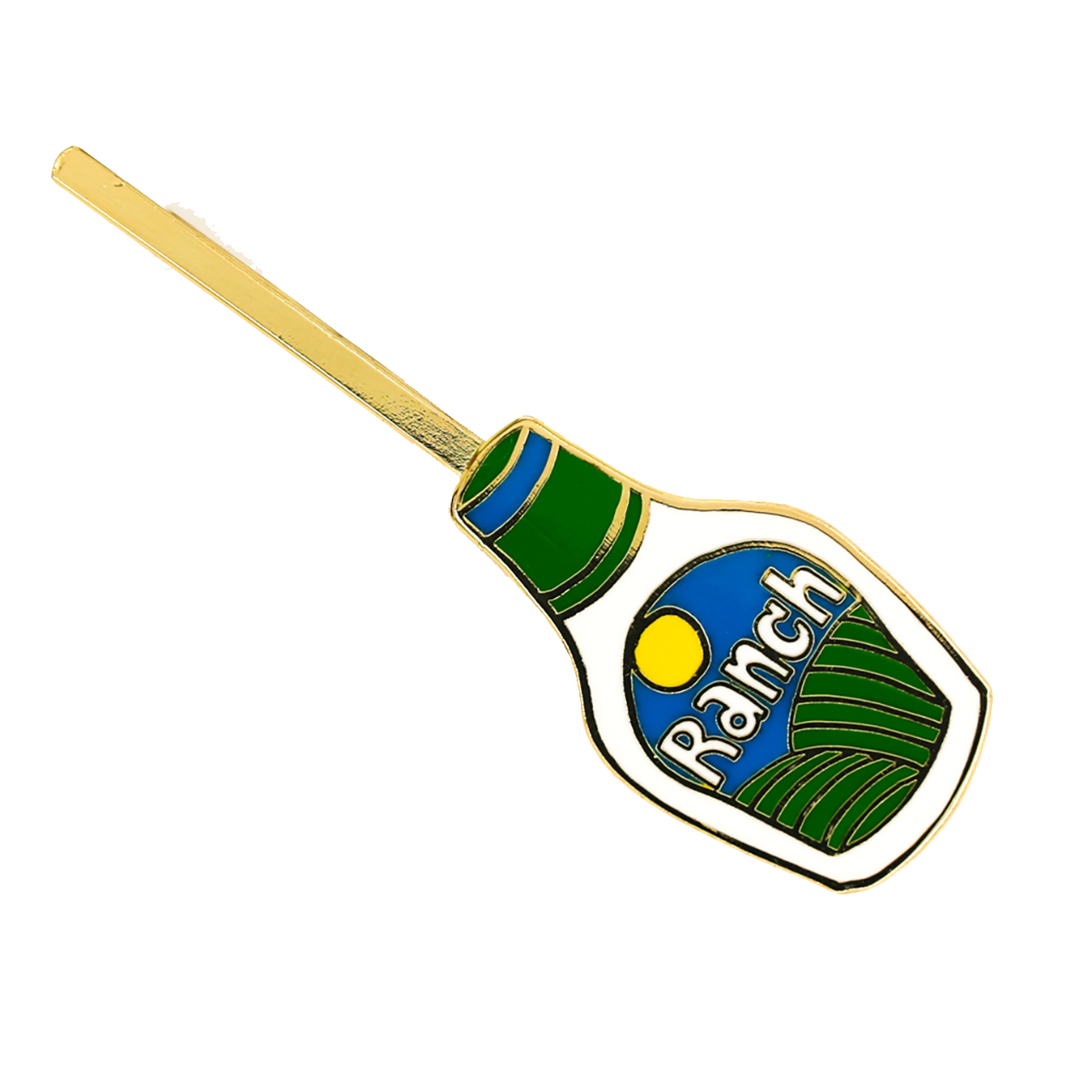 Ranch Hairpin | Ranch Dressing Gold Hair Pin