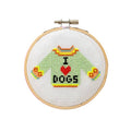 I Love Dogs Cross Stitch Kit