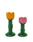 Candle Holder Set, Flowers