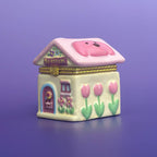 House Dog Room Hand Painted Trinket Box
