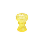 Yellow Glass Dinner Candle & Tealight Holder | Summer Gifts |