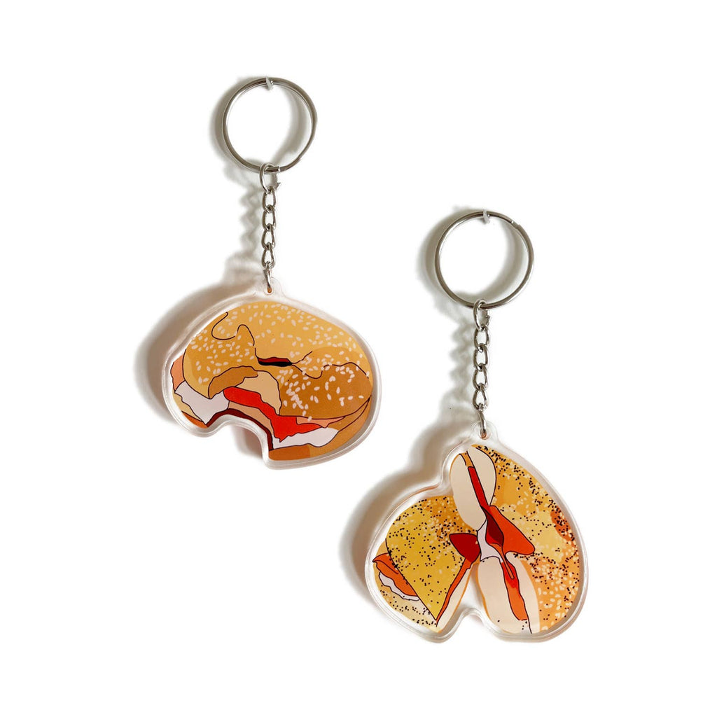 Bagel Bite Keychain