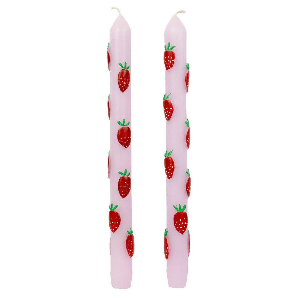 Strawberry Lilac Dinner Candles - 2 Pack | Mothers Day Gifts  |