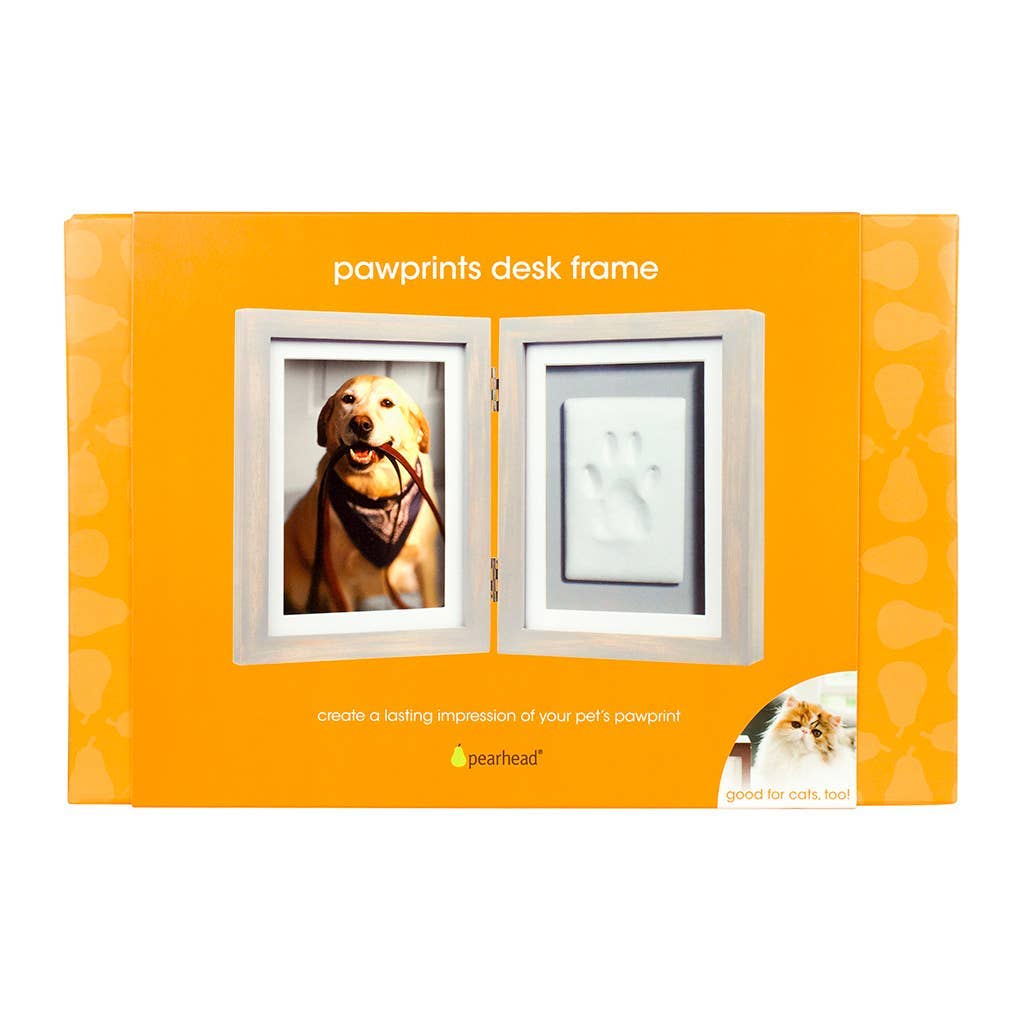 Pawprints Keepsake Photo Frame & Clay Impression Kit