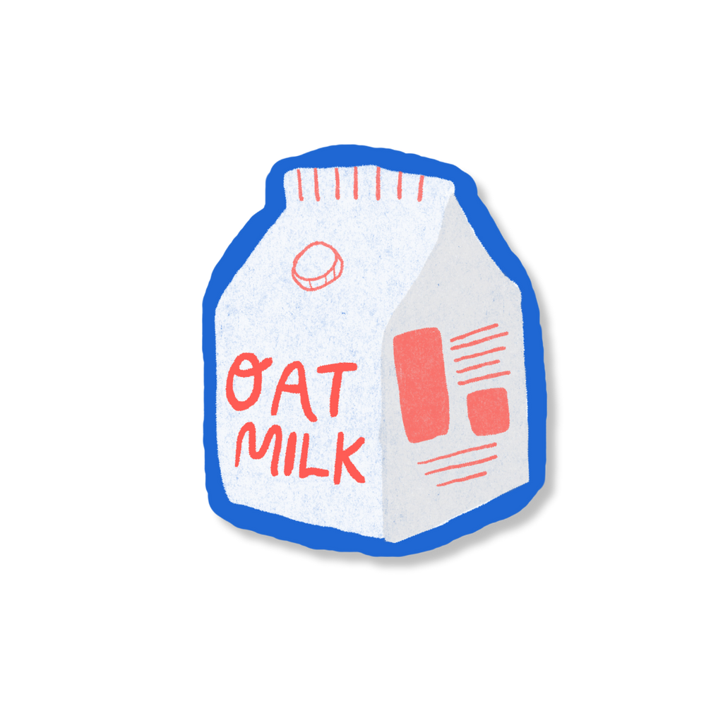 Oat Milk Vinyl Sticker 