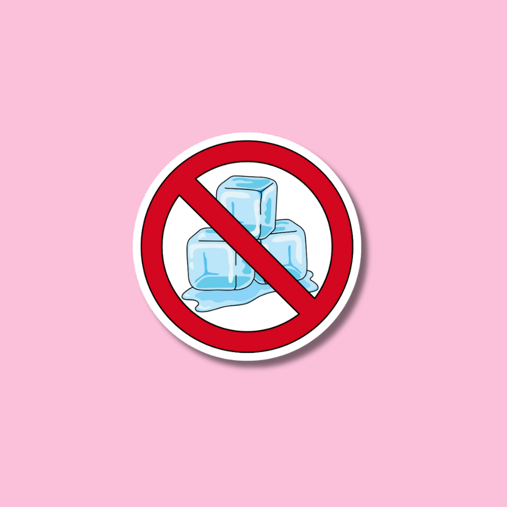 No ICE Sticker (Red), Abolish ICE, Anti-Trump, Donation