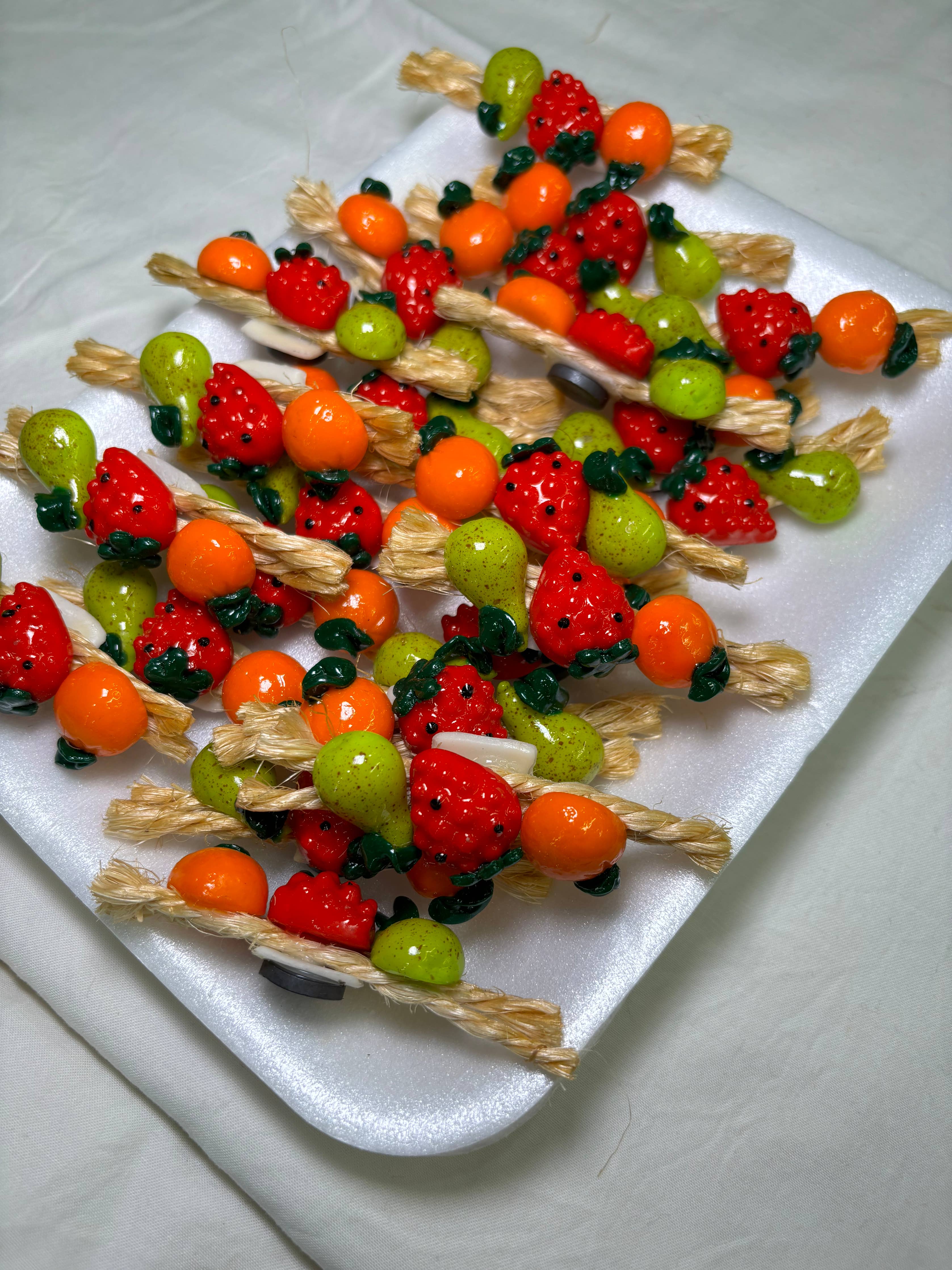Fruits On Rope Kitchen Magnet